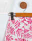 RUFFLED BOW DETAILED PATTERNED PANTS BLOUSE 2 PIECE SET