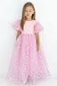 STAR-PATTERNED PINK TUTU DRESS