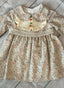 VINTAGE FLORAL GIRLS DRESS 9-24M