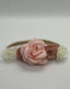 3D PINK KNITTED FLORAL EMBROIDERED POLKA DOT SET