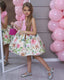3D ROSE ACCESSORY PRINTED SPECIAL OCCASION BIRTHDAY DRESS