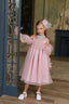 A GLIMMERING DREAM PINK DRESS FOR LITTLE PRINCESSES FOR BIRTHDAY WEDDING SPECIAL OCCASION DRESS