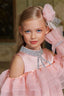 A GLIMMERING DREAM PINK DRESS FOR LITTLE PRINCESSES FOR BIRTHDAY WEDDING SPECIAL OCCASION DRESS