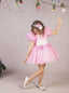 A SPECIAL OCCASION DRESS WITH A HANDMADE 3D FLORAL EMBELLISHED