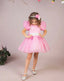 A SPECIAL OCCASION DRESS WITH A HANDMADE 3D FLORAL EMBELLISHED
