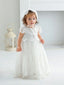 BABY GIRL LONG LACE DRESS WITH BONNET FOR CHRISTENING WEDDING AND BIRTHDAY DRESS 0-2 YEARS