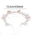 BALLOON SLEEVE VOLUMINOUS ORGANZA PINK WHITE LILAC BIRTHDAY SPECIAL OCCASION DRESS WITH PEARL BEADED TIARA ACCESSORY COMBINATION