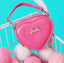 BARBIE HOT PINK HEART SELLY BAG