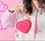 BARBIE HOT PINK HEART SELLY BAG