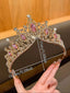 BIG CROWN TIARA ELEGANT AND SWEET STYLE FASHION HAIR HOOP SUITABLE FOR PERFORMANCE BIRTHDAY AND WEDDDING USAGE