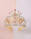 BIRTHDAY PRINCESS LETTER CROWN HEADBAND RHINESTONE DECOR GLITTER CRYSTAL HAIR ORNAMENT BIRTHDAY PARTY HAIR DECORATION