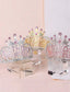 BIRTHDAY PRINCESS LETTER CROWN HEADBAND RHINESTONE DECOR GLITTER CRYSTAL HAIR ORNAMENT BIRTHDAY PARTY HAIR DECORATION