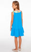 BLUE RAINBOW COLLAR DRESS