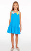 BLUE RAINBOW COLLAR DRESS