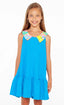 BLUE RAINBOW COLLAR DRESS