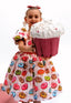 COLORFUL DONUT PRINT VOLUMINOUS SKIRT BIRTHDAY SPECIAL OCCASION DRESS