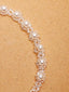 DAISY FLOWER CRYSTAL LACE PEARL HEADBAND