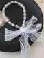 DAISY FLOWER CRYSTAL LACE PEARL HEADBAND