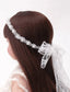 DAISY FLOWER CRYSTAL LACE PEARL HEADBAND