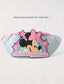 DISNEY MINNIE MOUSE LIGHT BLUE GIRLS BELT BAG ADJUSTABLE SHOULDER STRAP LARGE CAPACITY CARTOON DESIGN STAR AND RAINBOWS