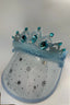 ELSA INSPIRED SPARKLING CROWN WITH SHEER VISOR