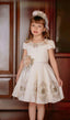 EMBROIDERED FLORAL LACE SPECIAL OCCASION DRESS FOR WEDDINGS BIRTHDAYS