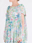 FLORAL CHIFFON DRESS