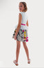 FLORAL PRINT SKIRT BLOUSE 2 PIECE SET