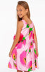 Floral Print Pink Dress