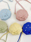 GIRLS PEARL SHELL SHAPE SHOULDER CROSSBODY MINI CASUAL BAG