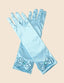 GIRLS SILK GLOVES FOR BIRTHDAY PARTY WEDDING STAGE PERFORMANCE SPECIAL OCCASION DRESS DECOR