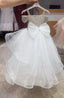 GLITTERY SILVER PRINCESS SPECIAL OCCASION DRESS AND CRYSTAL TIARA SET