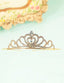 GOLD CROWN MINI HEADBAND HAIR ACCESSORY FOR GIRLS SUITABLE FOR BIRTHDAY WEDDING DAILY WEAR AND STAGE PERFORMANCE