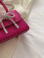 HANDBAG WITH HOT PINK BOWKNOT DETAIL GIRLS FASSHIONABLE HAND OR SHOULDER BAG FOR WEDDING BIRTHDAY