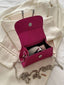 HANDBAG WITH HOT PINK BOWKNOT DETAIL GIRLS FASSHIONABLE HAND OR SHOULDER BAG FOR WEDDING BIRTHDAY
