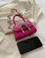 HANDBAG WITH HOT PINK BOWKNOT DETAIL GIRLS FASSHIONABLE HAND OR SHOULDER BAG FOR WEDDING BIRTHDAY