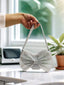HEART BOW RHINESTONE DECORATED FOR WEDDING BIRTHDAYSPECIAL DAY PRINCESS HANDBAG