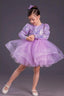 SEQUIN TULLE PRINCESS DRESS WITH MATCHING HAIR ACCESSORY