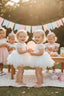 STAR SEQUIN EMBELLISHED TULLE BABY ROMPER PERFECT FOR BIRTHDAYS SPECIAL OCCASIONS AND WEDDINGS
