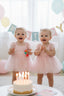 STAR SEQUIN EMBELLISHED TULLE BABY ROMPER PERFECT FOR BIRTHDAYS SPECIAL OCCASIONS AND WEDDINGS