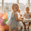 STAR SEQUIN EMBELLISHED TULLE BABY ROMPER PERFECT FOR BIRTHDAYS SPECIAL OCCASIONS AND WEDDINGS