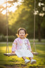 TIE DYE DENIM JACKET AND CREAM DRESS SET 9-24M