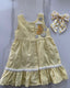 🍋YELLOW GIRLS' DRESS - SET INCLUDES HAIR BOW 3 - 24 MONTHS