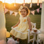 🍋YELLOW GIRLS' DRESS - SET INCLUDES HAIR BOW 3 - 24 MONTHS