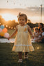 🍋YELLOW GIRLS' DRESS - SET INCLUDES HAIR BOW 3 - 24 MONTHS