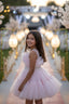 PEARL DETAILED PINK SPECIAL OCCASION PRINCESS DRESS
