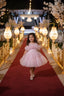 PEARL DETAILED PINK SPECIAL OCCASION PRINCESS DRESS