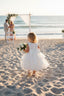 ELEGANT WHITE TULLE DRESS