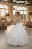 GLITTERY SILVER PRINCESS SPECIAL OCCASION DRESS AND CRYSTAL TIARA SET