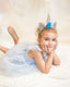 CRYSTAL QUEEN CROWN ACCESSORIZED MINT GREEN PINK WHITE BABY BLUE SPARKLING PRINCESS BIRTHDAY WEDDING SPECIAL OCCASION DRESS